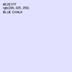 #E2E1FF - Blue Chalk Color Image